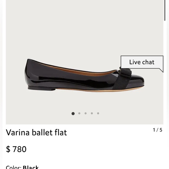 FERRAGAMO VARINA BALLET FLAT - Picture 2 of 4